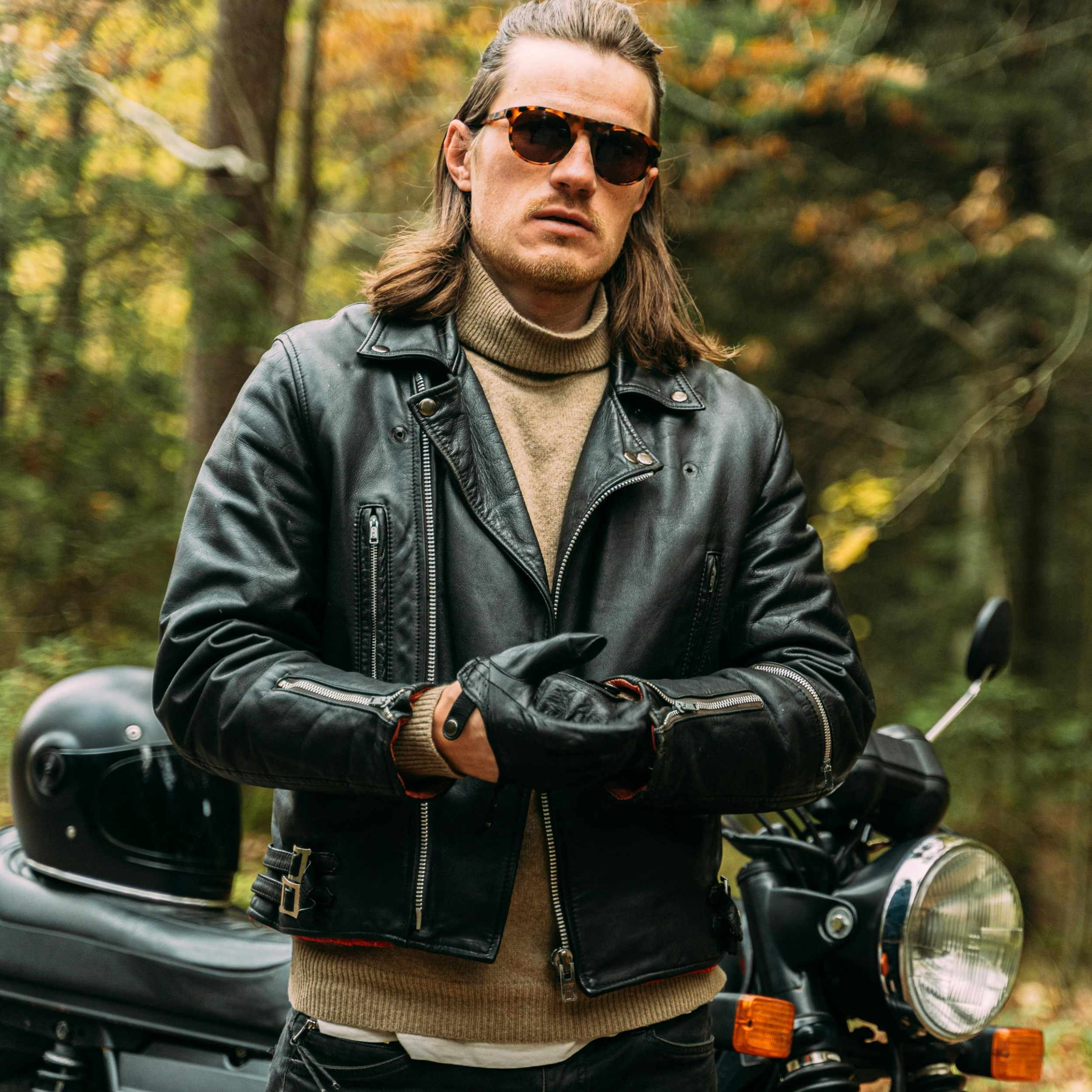 Men’s Leather Biker Jackets