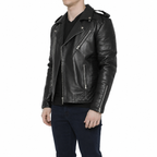 Motorrad-Lederjacke für Herren