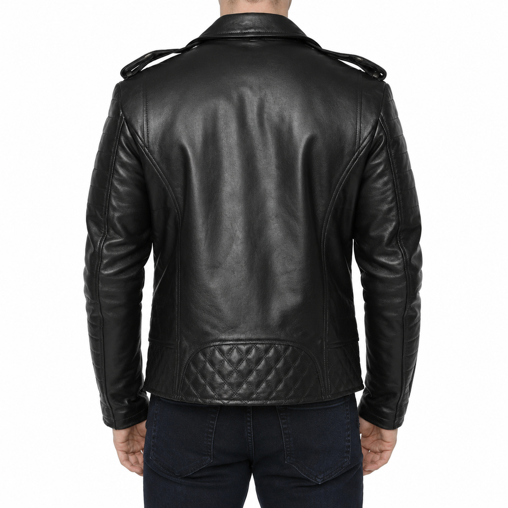 Motorrad-Lederjacke für Herren