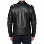 Motorrad-Lederjacke für Herren