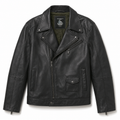 Herren Klassische Carve Leder Bikerjacke