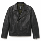 Herren Klassische Carve Leder Bikerjacke