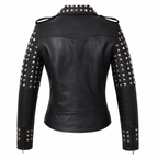 Women’s Studded Leather Jacket