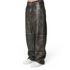 Men’s Two-Tone Baggy Leather Pants from Riders Republic UK