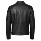 Herren Leder Café Racer Jacke
