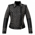 Women’s Studded Leather Jacket