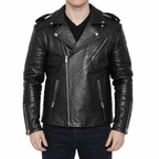 Motorrad-Lederjacke für Herren