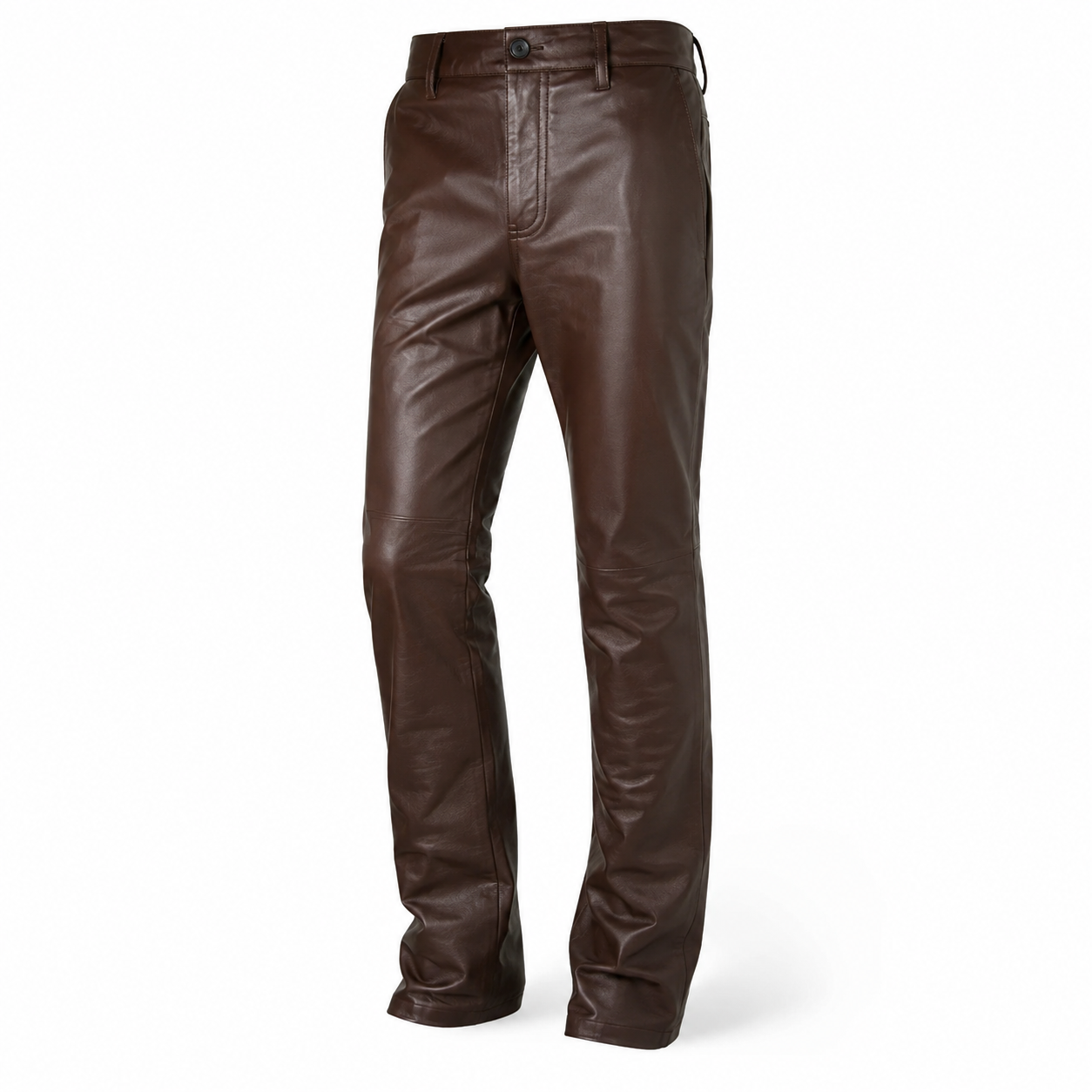 Men’s Stylish Brown Leather Pants