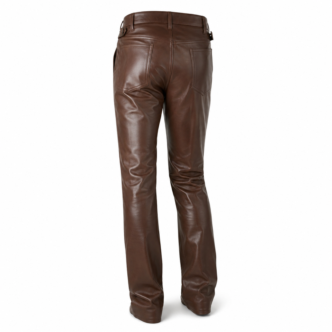 Men’s Stylish Brown Leather Pants