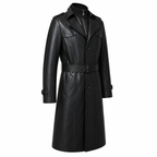 Herren-Trenchcoat aus Schaffellleder
