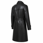 Herren-Trenchcoat aus Schaffellleder