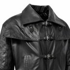 Herren Steampunk Vampir Leder Duster Mantel