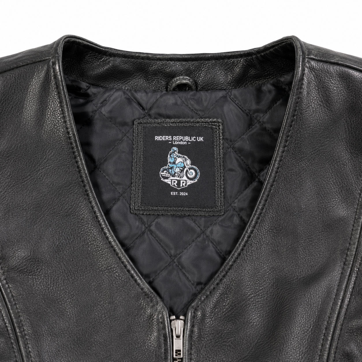 Women’s Gun Pocket Fashion Leather Vest