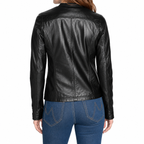 Damen Motorradjacke aus weichem Leder