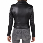 Women’s Black Motorcycle Jacket Leather