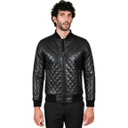 Men’s Black Slim Fit Leather Jacket