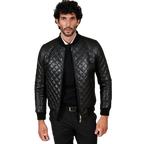 Men’s Black Slim Fit Leather Jacket