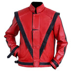 Michael Jackson Thriller-Inspired Red Leather Jacket