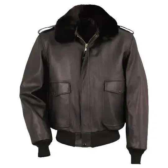 A-2 Cowhide Leather Flight Bomber Jacket - Riders Republic UK