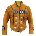 Western Leather Indian Carnival Jacket - Riders Republic UK