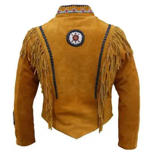 Western Leather Indian Carnival Jacket - Riders Republic UK