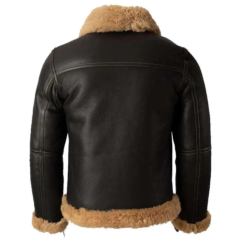 B3 Bomber Shearling Aviator Jacket - Riders Republic UK
