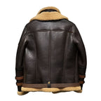 B3 Flying Aviator Shearling Leather Jacket - Riders Republic UK