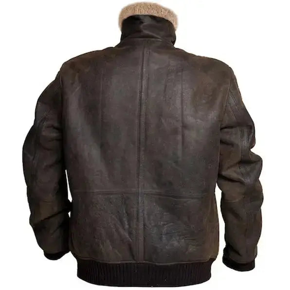 Mens B3 RAF Aviator Shearling Bomber Jacket - Riders Republic UK