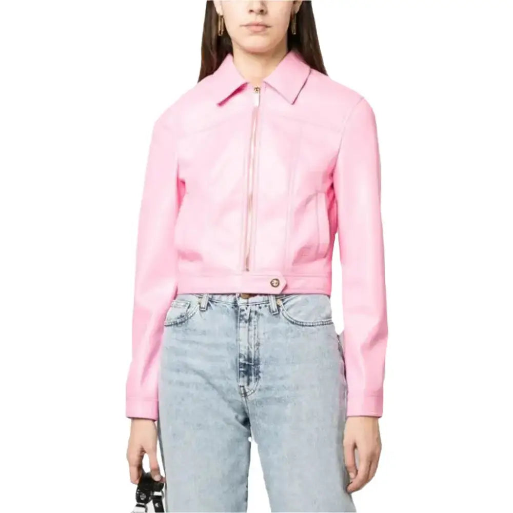 Baby Pink Barbie Leather Jacket - Riders Republic UK