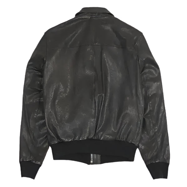 Black A2 Lamb Leather Jacket - Riders Republic UK