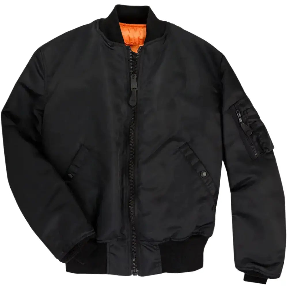 Black MA-1 Bomber Jacket - Riders Republic UK