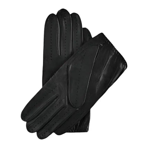 Black Lambskin Leather Driving Gloves - Riders Republic UK