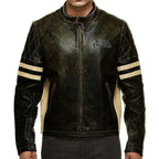 Genuine Leather Handmade Biker Jacket - Riders Republic UK
