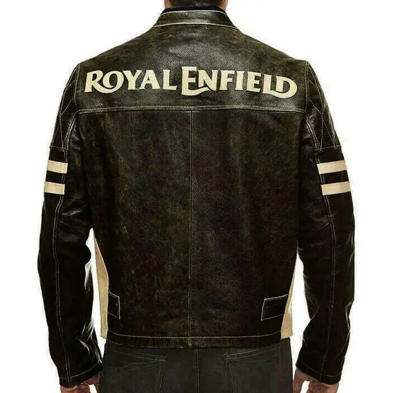 Genuine Leather Handmade Biker Jacket - Riders Republic UK
