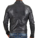 New Black Lambskin Leather Jacket - Riders Republic UK