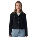 Black Womens Western Suede Jacket - Riders Republic UK