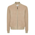 Brown Suede Leather Bomber Jacket Mens - Riders Republic UK