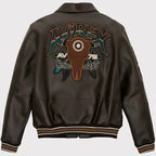 Buffalo Legend Brown Leather A2 Jacket - Riders Republic UK
