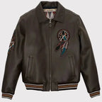 Buffalo Legend Brown Leather A2 Jacket - Riders Republic UK
