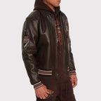 Buffalo Legend Brown Leather A2 Jacket - Riders Republic UK