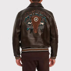 Buffalo Legend Brown Leather A2 Jacket - Riders Republic UK