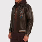 Buffalo Legend Brown Leather A2 Jacket - Riders Republic UK