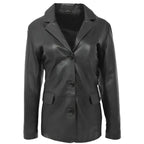 Black Leather Blazer for Women - Riders Republic UK