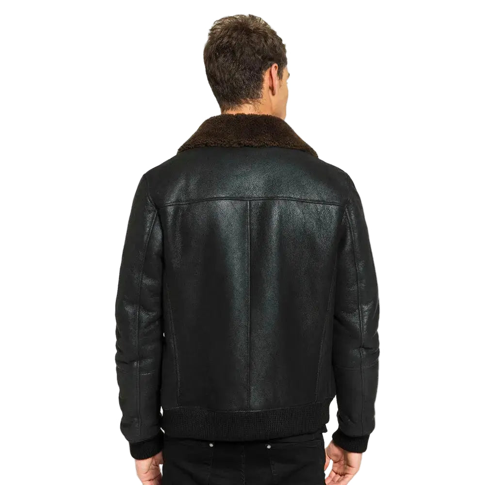 Tobacco Brown Shearling Jacket - Riders Republic UK