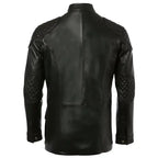 Black Leather Coat for Men - Riders Republic UK