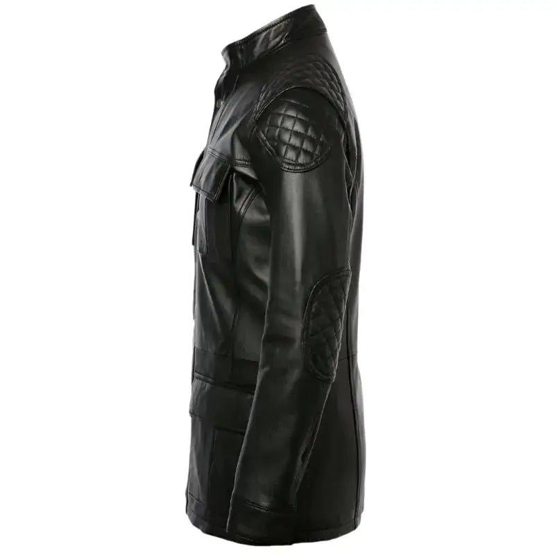Black Leather Coat for Men - Riders Republic UK