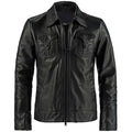Drifter Black Leather Jacket Mens Fashion - Riders Republic UK