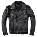 Asymmetrical Café Racer Leather Jacket - Riders Republic UK