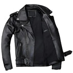 Asymmetrical Café Racer Leather Jacket - Riders Republic UK