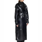 Womens Genuine Leather Trench Coat - Riders Republic UK